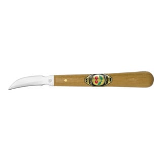 Couteau à tailler lame courbée double face KIRSCHEN