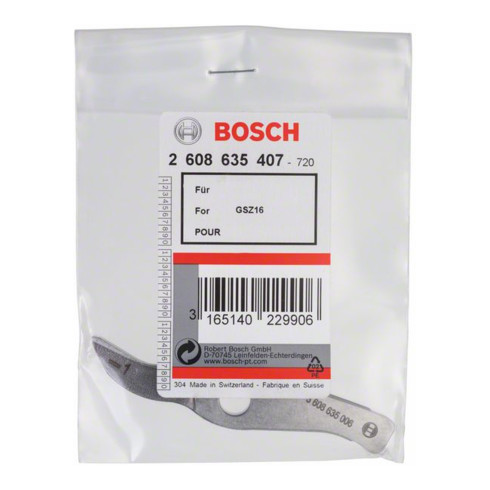 Couteau Bosch droit jusqu'à 1,0 mm pour cisaille à refendre Bosch GSZ 160 Professional