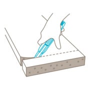 Couteau de sécurité Martor SECUBASE 383 avec lame styropore 79-2