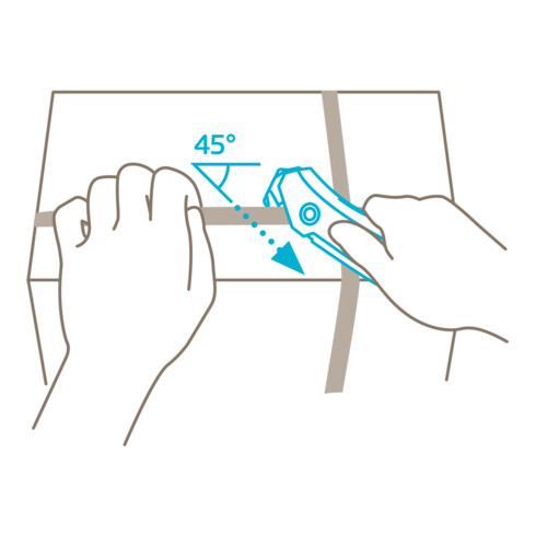Couteau de sécurité Martor SECUMAX 350 DISPLAY E