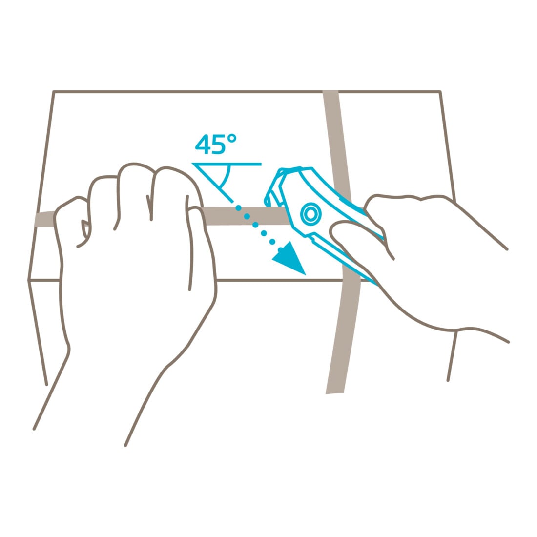 Couteau de sécurité Martor SECUMAX 350 DISPLAY E