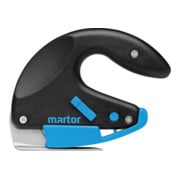 Couteau de sécurité Martor Secumax Opticut on pull avec fourchette de maintien avec protection latérale incluse