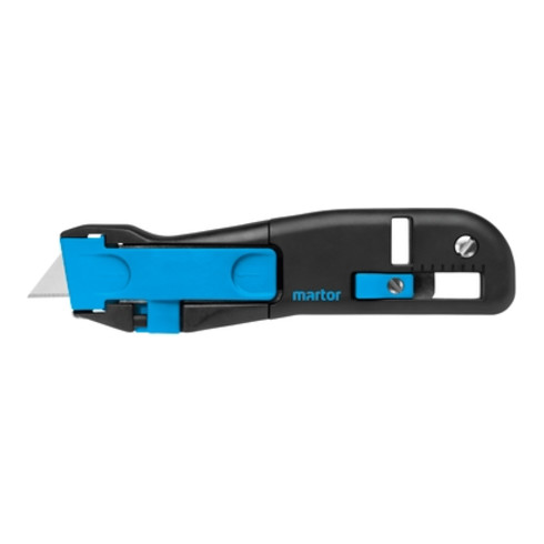 Couteau de sécurité Martor Secunorm Power-Cut sans blocage de lame et lame n° 61329 / 0,90 mm