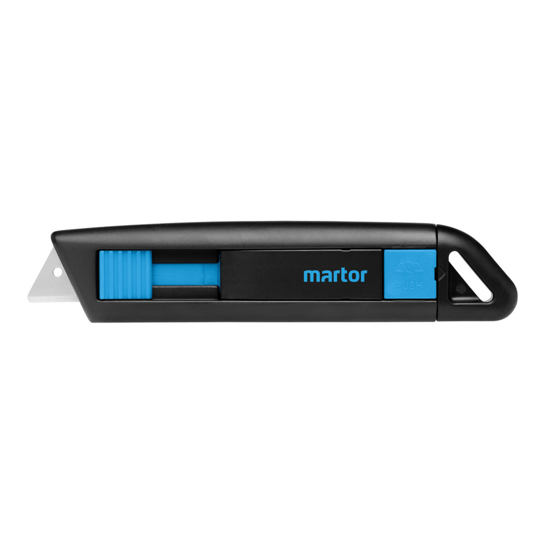 Couteau de sécurité Martor Secunorm Profi Light à lame trapézoïdale arrondie n° 65232