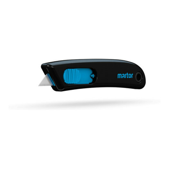 Couteau de sécurité Martor Secunorm Smartcut avec lame en acier doux, boîte unique