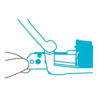 Couteau de sécurité Martor SECUPRO MAXISAFE avec 1 lame 1