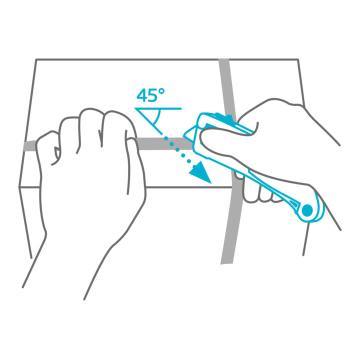 Couteau de sécurité Martor SECUPRO MAXISAFE avec 1 lame 1