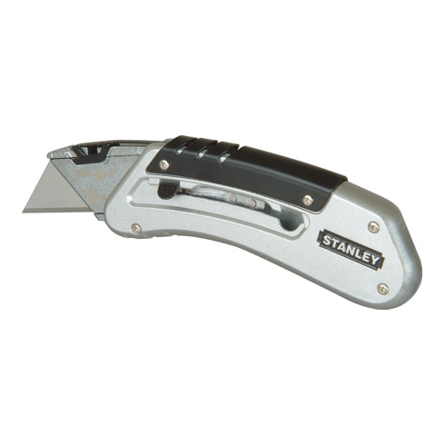 Couteau de sport Quickslide L. 145 mm type de lame trapézoïdale boîtier métalliq