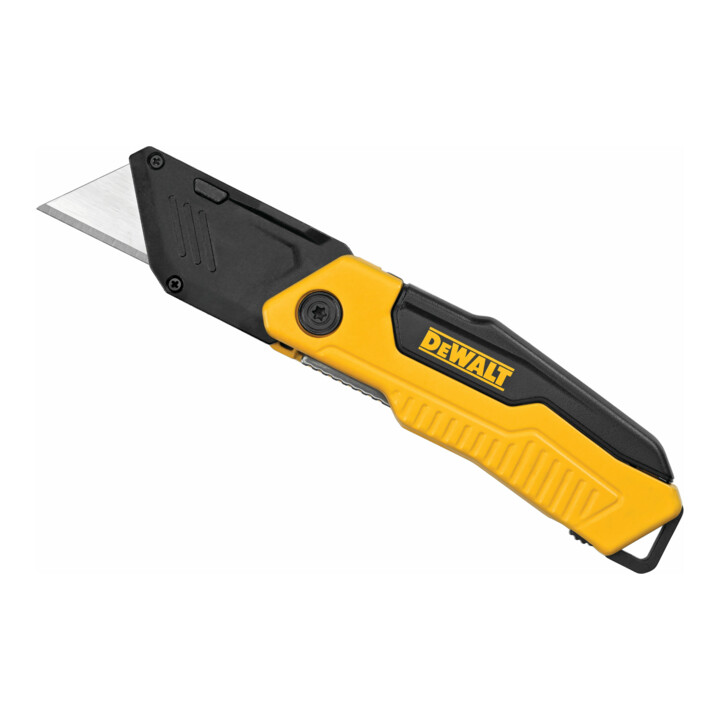 Couteau de travail à lame fixe DEWALT, boîtier pliable, chargeur de lames intégré DWHT10916-0