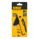 Couteau de travail à lame fixe DEWALT, boîtier pliable, chargeur de lames intégré DWHT10916-0