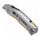 Couteau de travail à lame rétractable DEWALT, boîtier entièrement métallique, y compris 5 lames de rechange trempées par induction DWHT10319-0-2