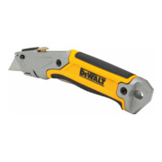 Couteau de travail DEWALT à lame rétractable, chargeur de lames intégré, boîtier en métal moulé sous pression, y compris 5 lames de rechange trempées par induction DWHT10046-0-4