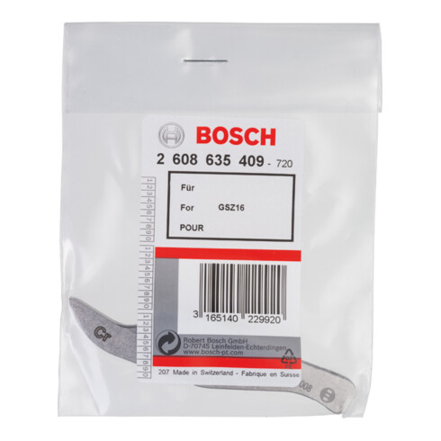 Couteaux Bosch en acier chromé pour couper l'acier inoxydable
