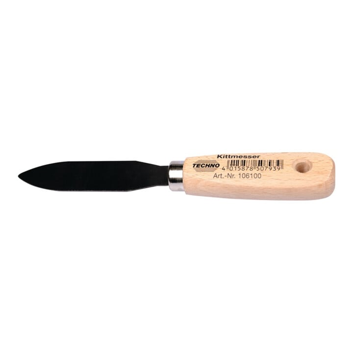 Techno Couteau à kit 2 lames avec manche en bois, longueur 200 mm