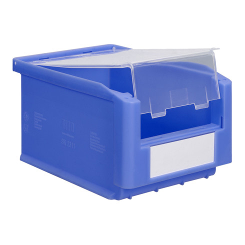 Couvercle fermeture complète Bito l 149 x l 98/77 transparent