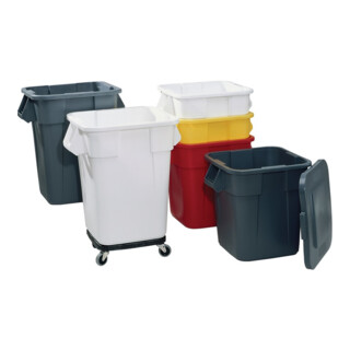 Couvercle plat adapté à conteneur polyvalent 151,5 l RUBBERMAID