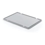 Couvercle pour eurobacs 400x600 mm PP, gris-1