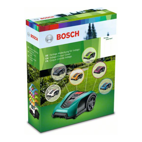 Couvercle supérieur Bosch pour tondeuse à gazon robot Indego, orange/jaune