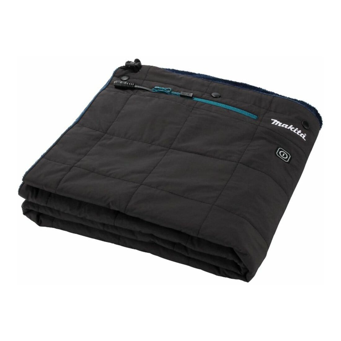 Couverture chauffante à piles Makita DCB200A, 18 V, 3 niveaux de chauffage