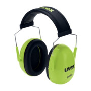 Uvex Protection auditive uvex K Junior, vert, SNR 29 dB, taille S, M