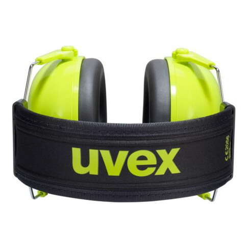 Couvre-oreilles uvex K Junior, vert, SNR 29 dB, taille S, M
