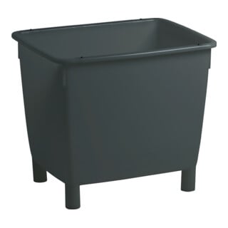 Craemer Conteneur de transport gris basalte 210 l L790×I605×H680 mm avec trou de vidange/bouchon