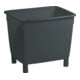 Craemer Conteneur de transport gris basalte 210 l L790×I605×H680 mm avec trou de vidange/bouchon-1
