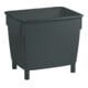 Craemer Conteneur de transport gris basalte 400 l L945×I725×P830 mm avec trou de vidange/bouchon-1