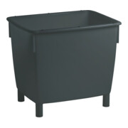 Craemer Conteneur de transport gris basalte 400 l L945×I725×P830 mm avec trou de vidange/bouchon