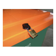 Craemer Streugutbehälter 210l 1000x700x500mm o.Entnahmerutsche Ku. grün/orange-5