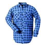 CRAFTLAND Chemise thermique de protection, doublée, taille 2XL, bleu à carreaux