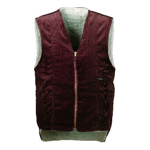 CRAFTLAND gilet de protection en cuir tissé, taille 3XL, brun