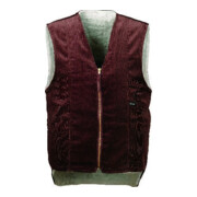 CRAFTLAND gilet de protection en cuir tissé, taille 3XL, brun
