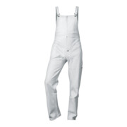 CRAFTLAND pantalon bavette de soudeur, cuir pleine fleur, taille XL, naturel