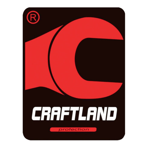 CRAFTLAND protection Schweißerjacke,Vollleder, Gr. L, natur