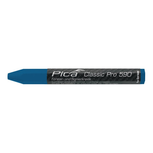 Craie de marquage Classic PRO 590 bleu av.emballage papier Pica Classic PRO 590