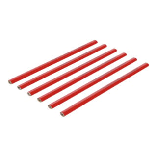 Crayons de menuisier 250 mm 6 pièces BGS Do it yourself