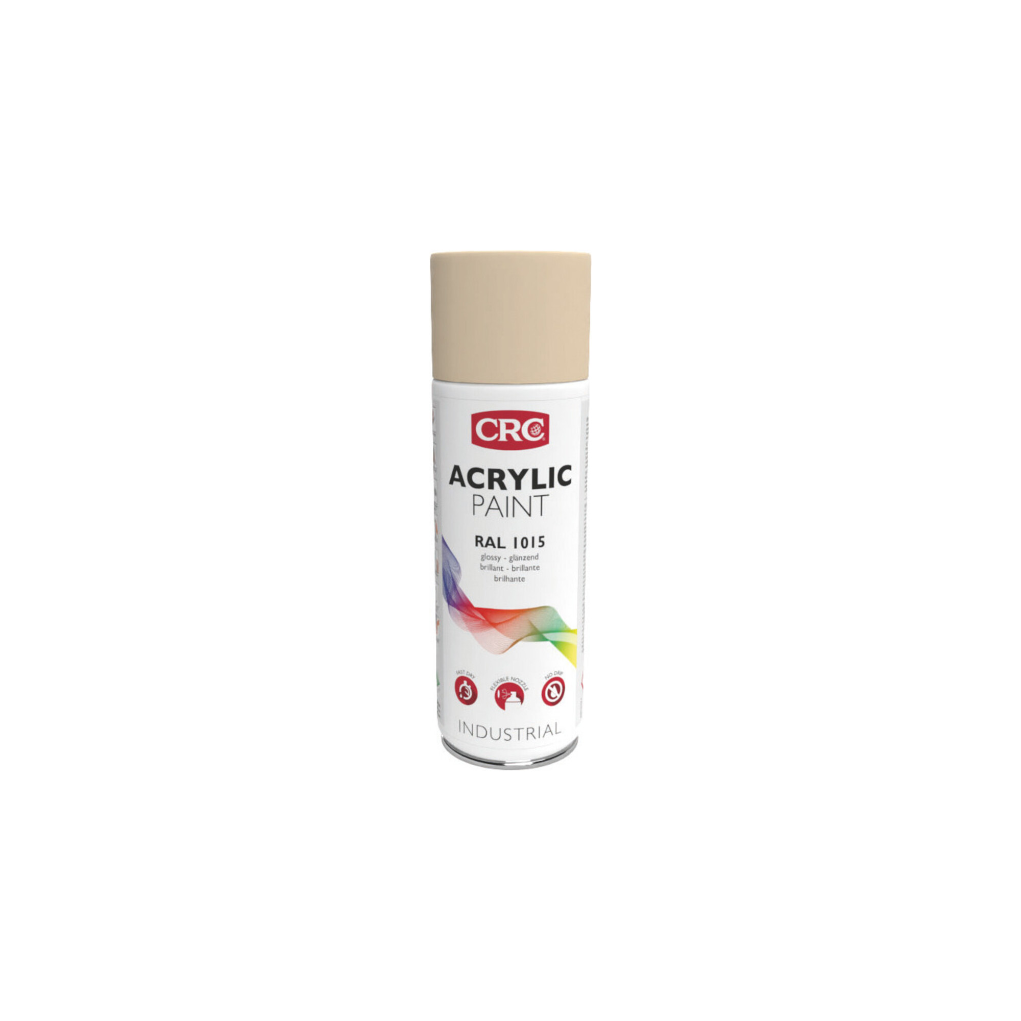 CRC Farblack Acrylic Paint hellelfenbein, Inhalt: 400ml ; CRC Industries