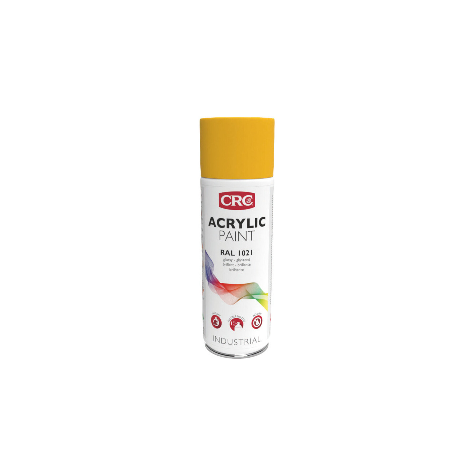 CRC Farblack Acrylic Paint rapsgelb, Inhalt: 400ml ; CRC Industries