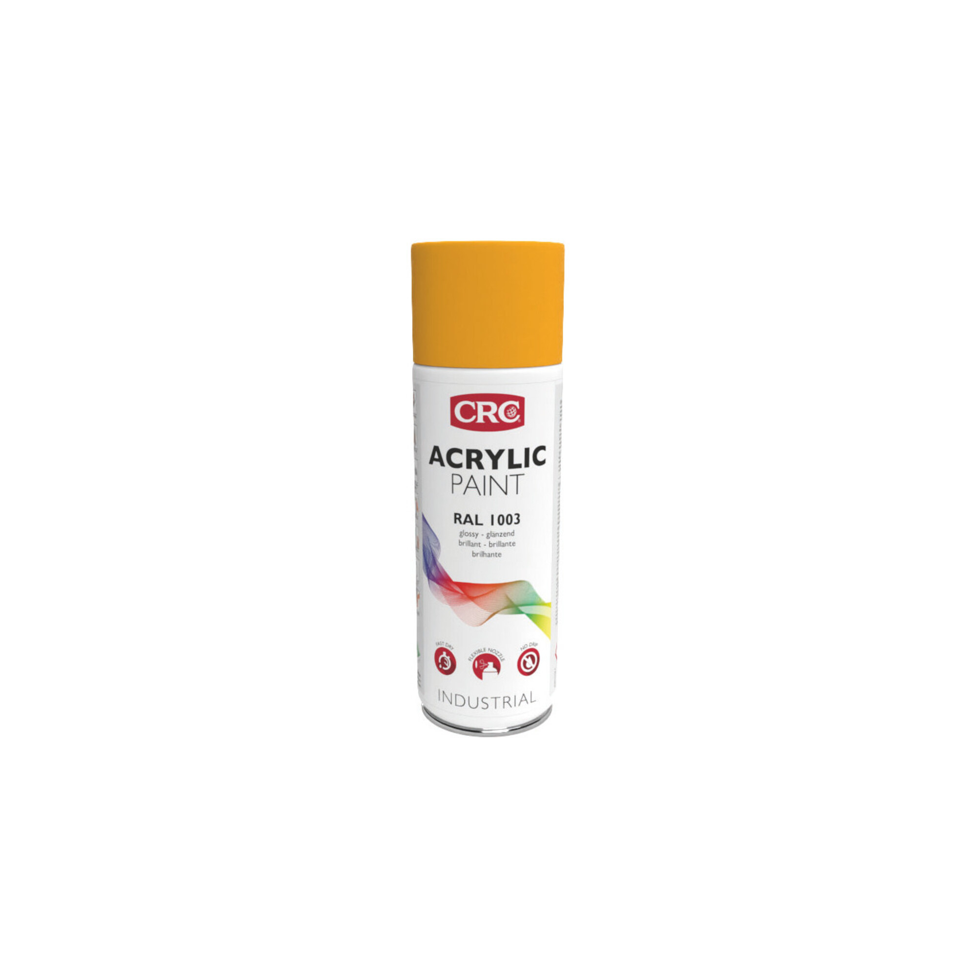 CRC Farblack Acrylic Paint signalgelb, Inhalt: 400ml ; CRC Industries