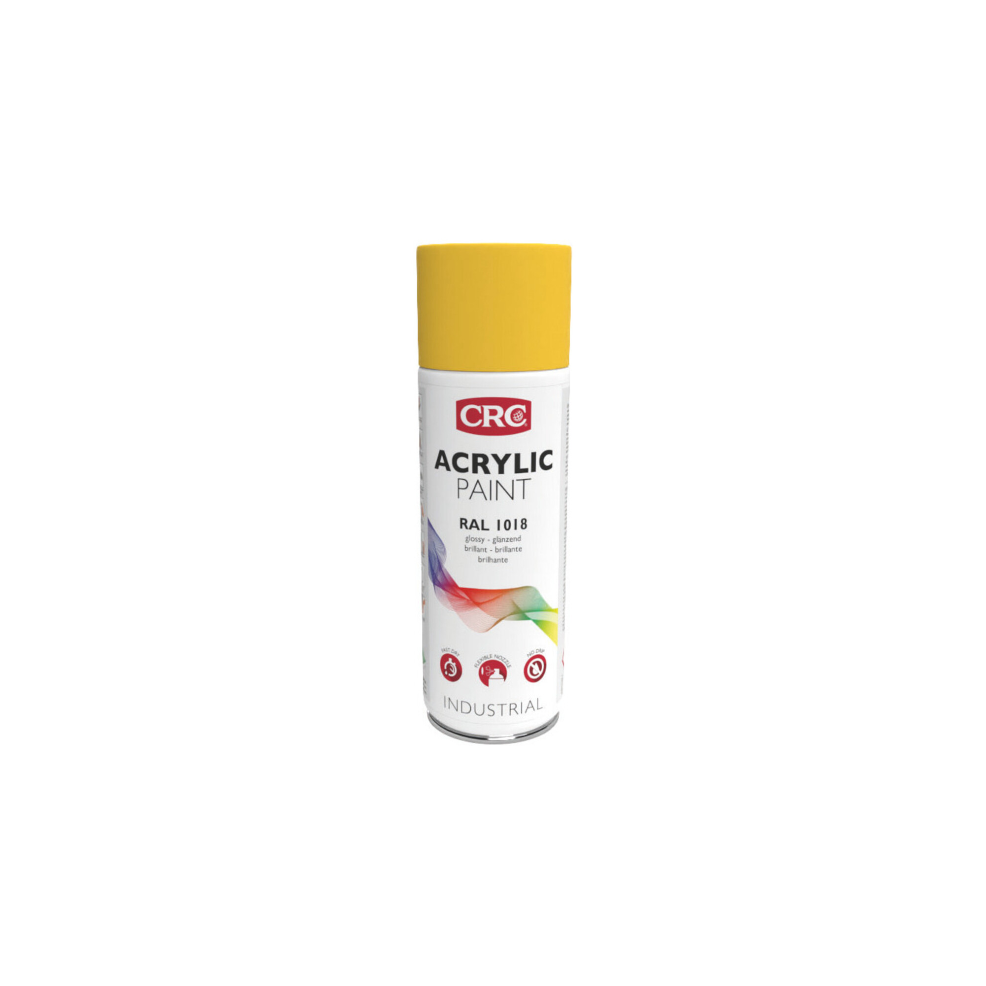 CRC Farblack Acrylic Paint zinkgelb, Inhalt: 400ml ; CRC Industries