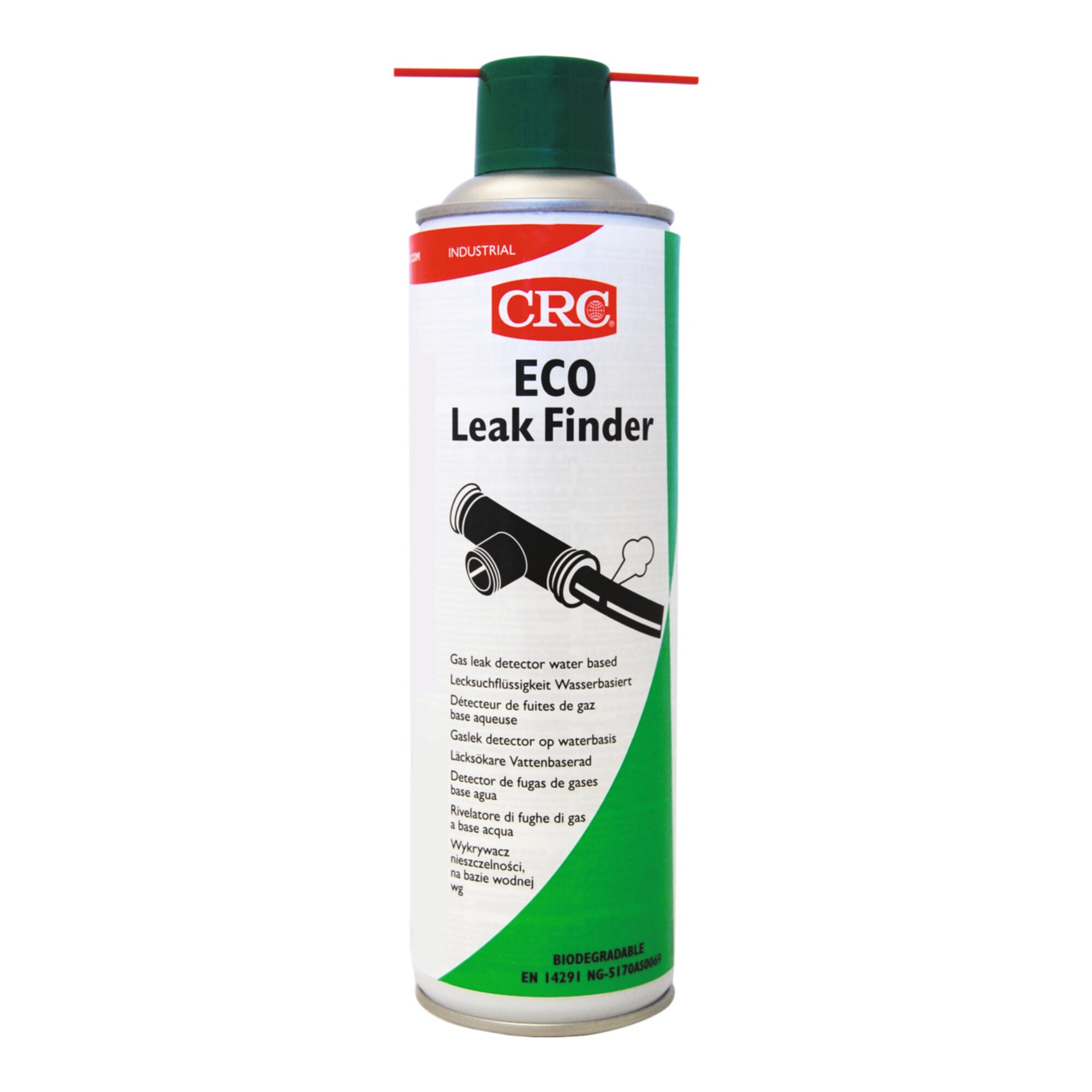 CRC Lecksuchspray Eco Leak Finder NSF-P1 DVGW farblos 360 Grad Ventil Spray 500ml ; CRC Industries