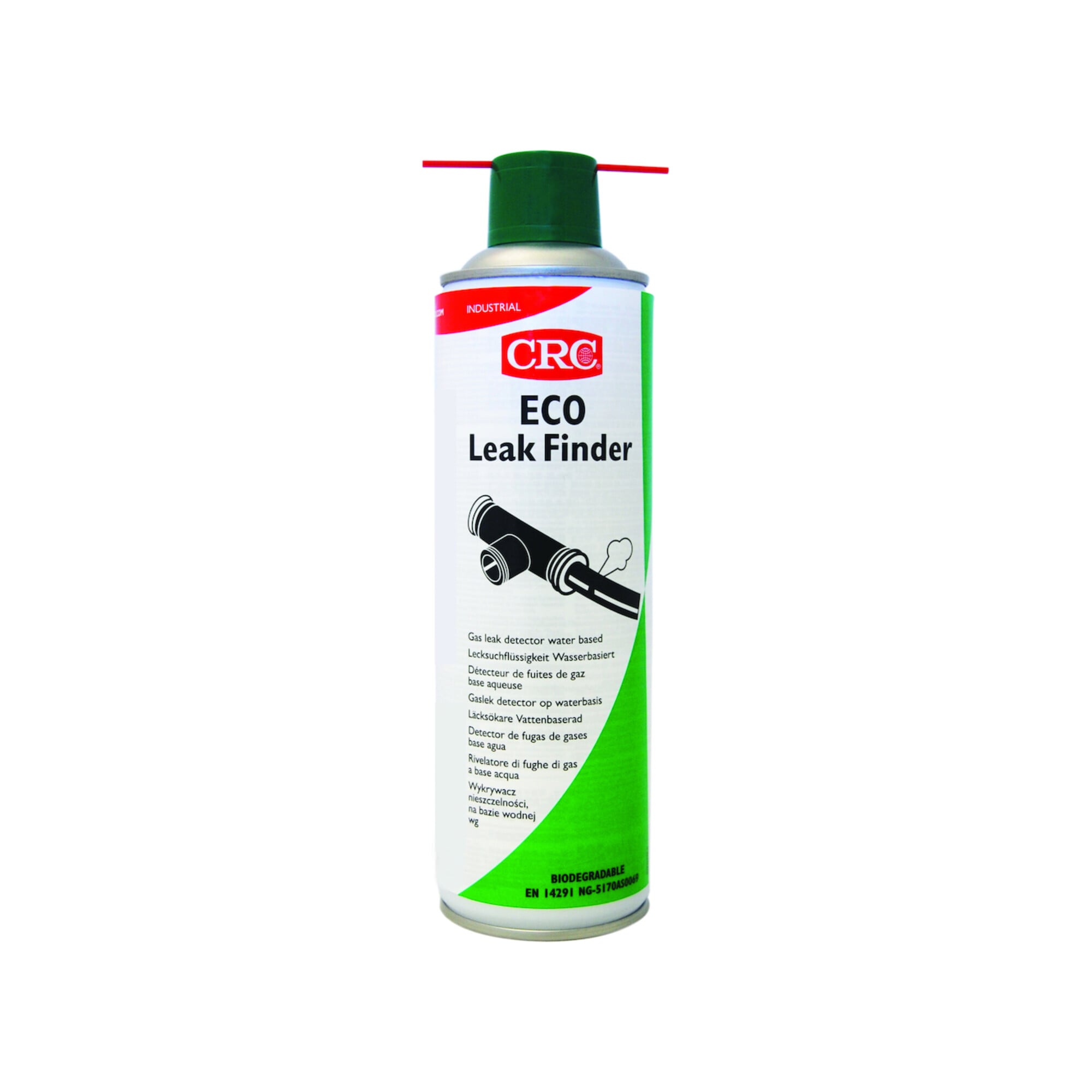 CRC Lecksuchspray Eco Leak Finder NSF-P1 DVGW farblos 360 Grad Ventil Spray 500ml ; CRC Industries