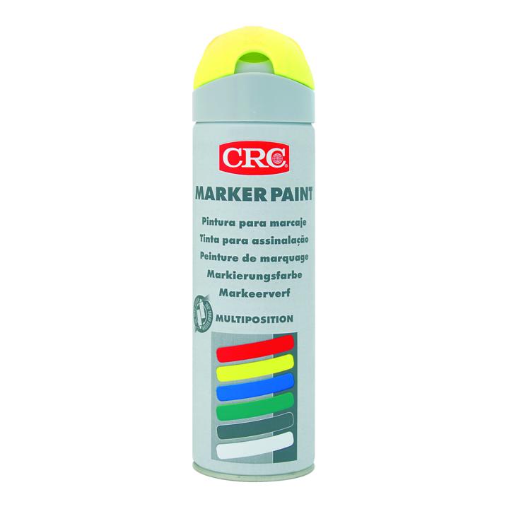 CRC MARKER PAINT LEUCHT-GELB Markierfarbe temporär Spraydose 500ml