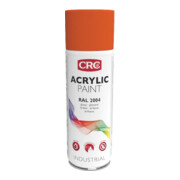 CRC Peinture couleur Acrylic Paint orangé pur, Contenance : 400ml
