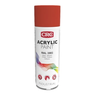 CRC Peinture couleur Acrylic Paint orange sanguine, Contenance : 400ml