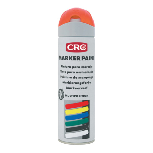 CRC Signierspray MARKER PAINT, 500 ml, Markierfarbe: OR