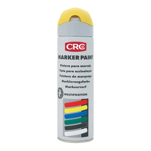 CRC Sprays de marquage MARKER PAINT, 500 ml, Couleur de marquage: DY
