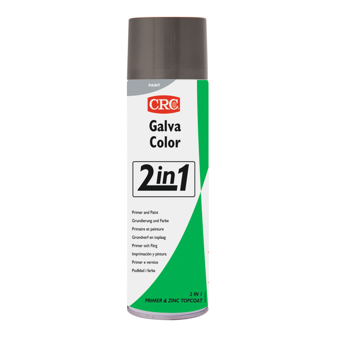 CRC Zink-corrosiebeschermingsspray Galvacolor 2 in 1, 500 ml, Kleur: GREY1