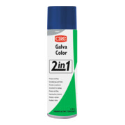 CRC Zink-Korrosionsschutzspray mit Farbe, Galvacolor 2 in 1 , 500 ml, Farbe: BLUE1